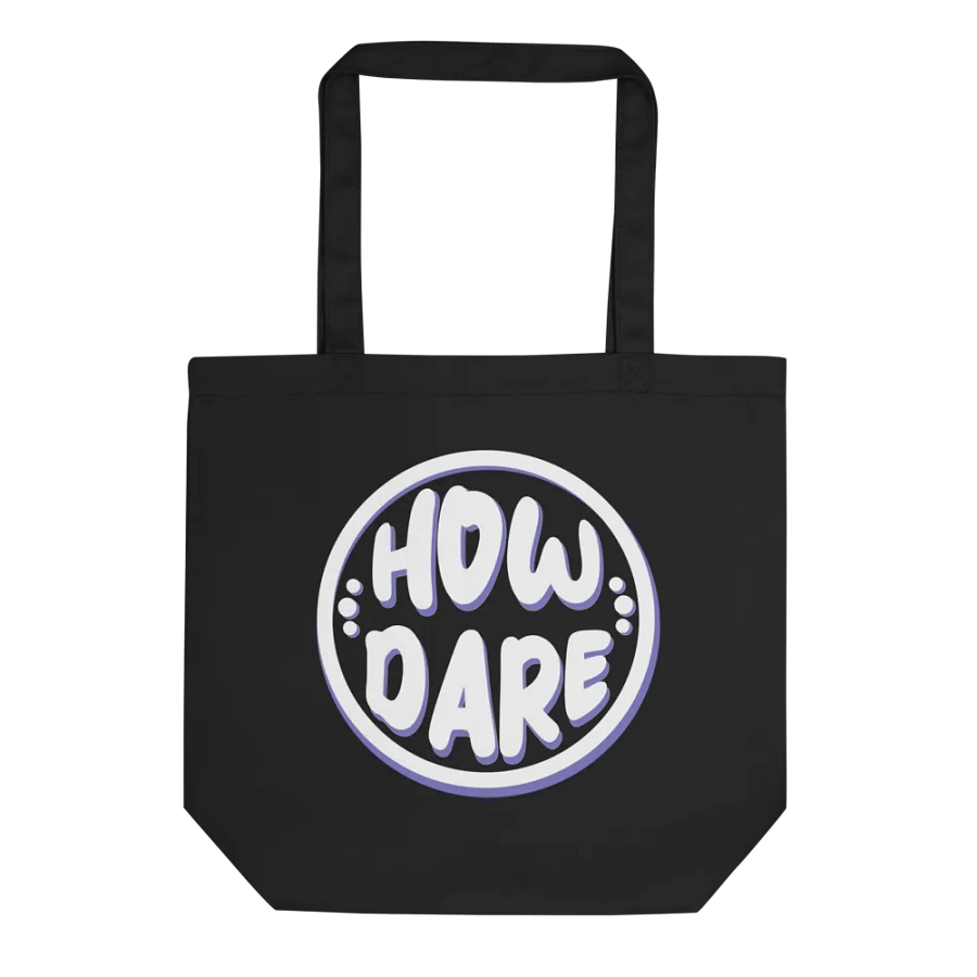 Neon Lilac How Dare Tote product image (1)
