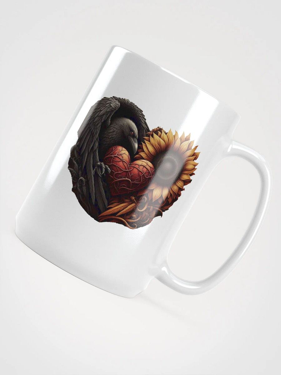 Raven & Sunflower Heart Mug product image (4)