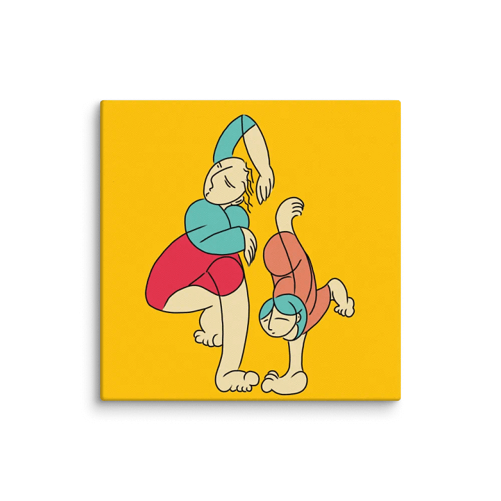 Cubist representation of movement and exercise product image (1)