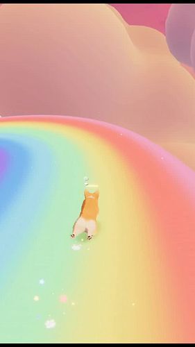 CORGI RAINBOW ROAD #mylittlepuppygame
