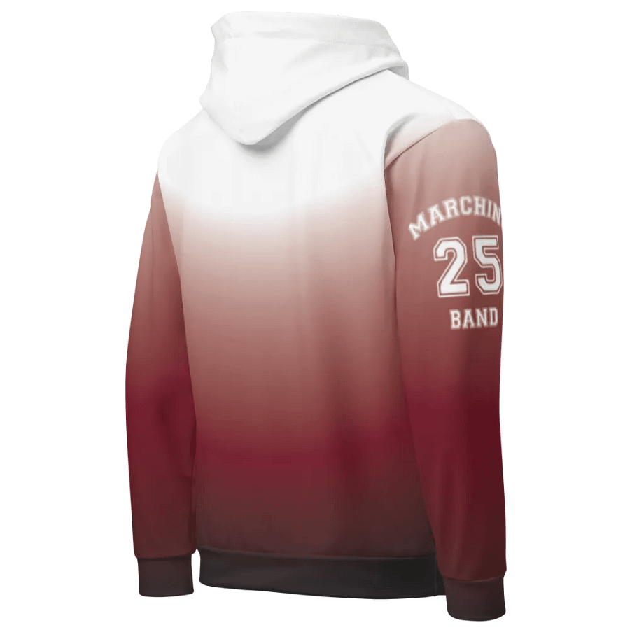 Burgundy Marching Band 25 Varsity Hoodie product image (10)