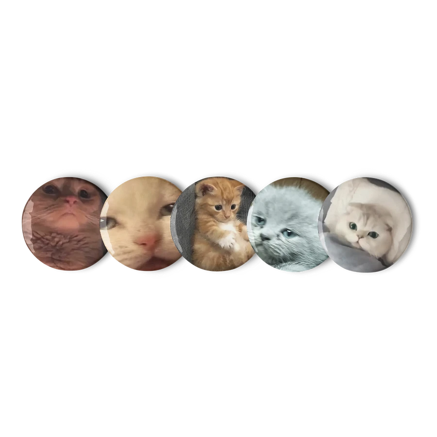 Set of Pin Buttons: Meme Cats 18 product image (3)