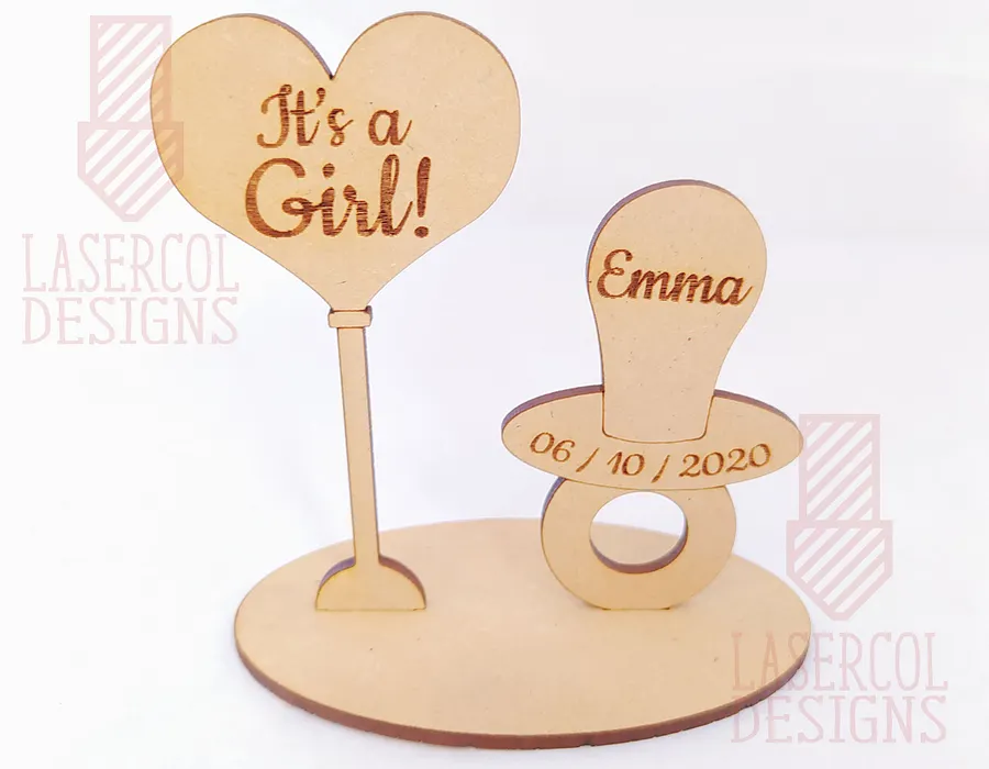 Baby Shower Gift- Laser Cut Files product image (7)