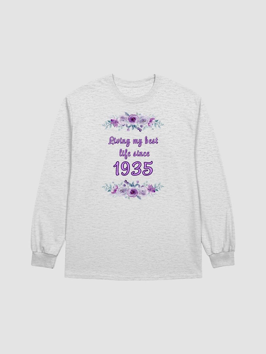 Floral Best Life since 1935 Long Sleeve Tee product image (1)