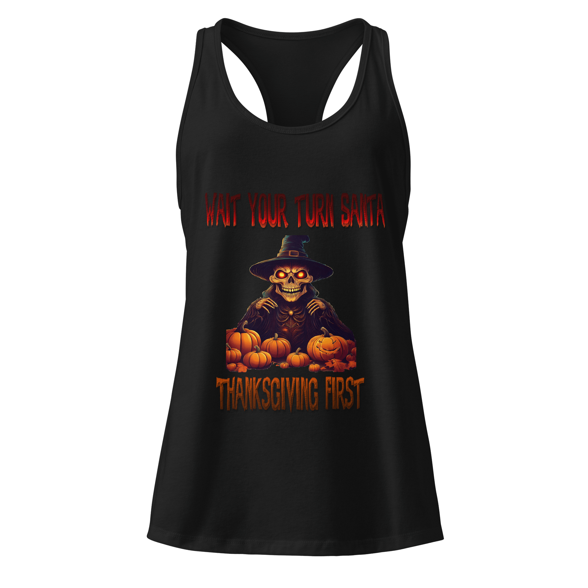 Festive Skeleton Racerback Tank product image (1)