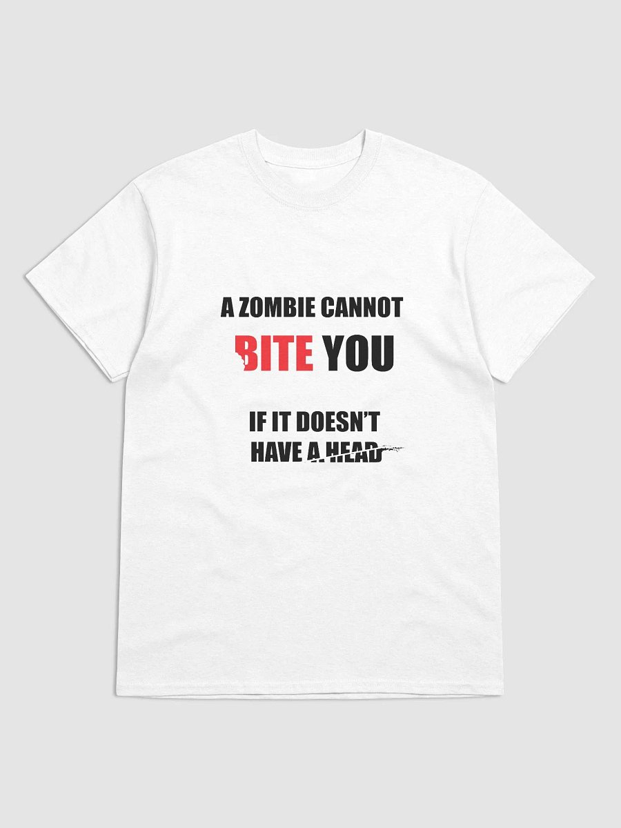 A Zombie Cannot Bite You - Black Font product image (1)