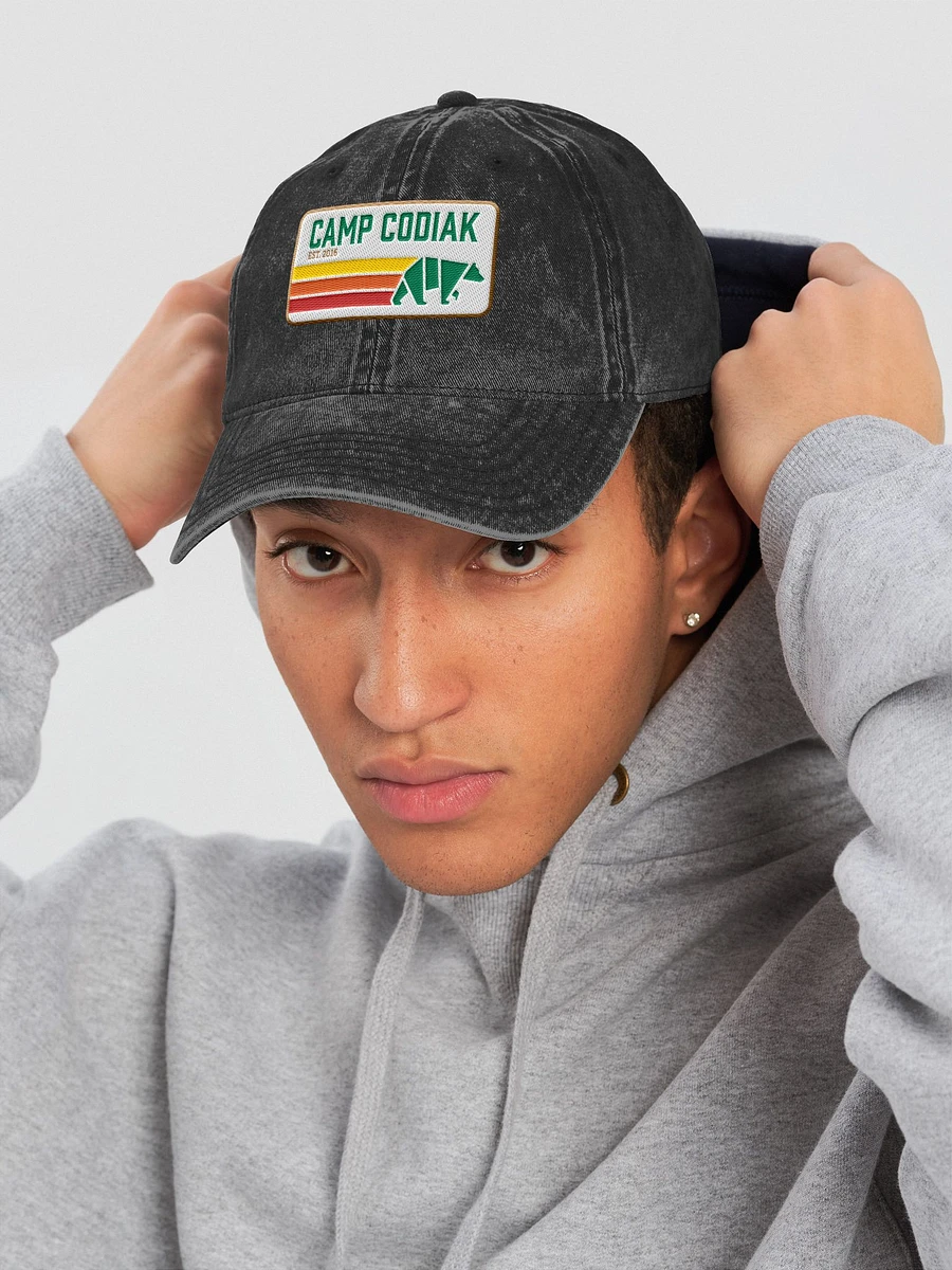Camp Codiak Embroidered Denim Dad Hat product image (19)