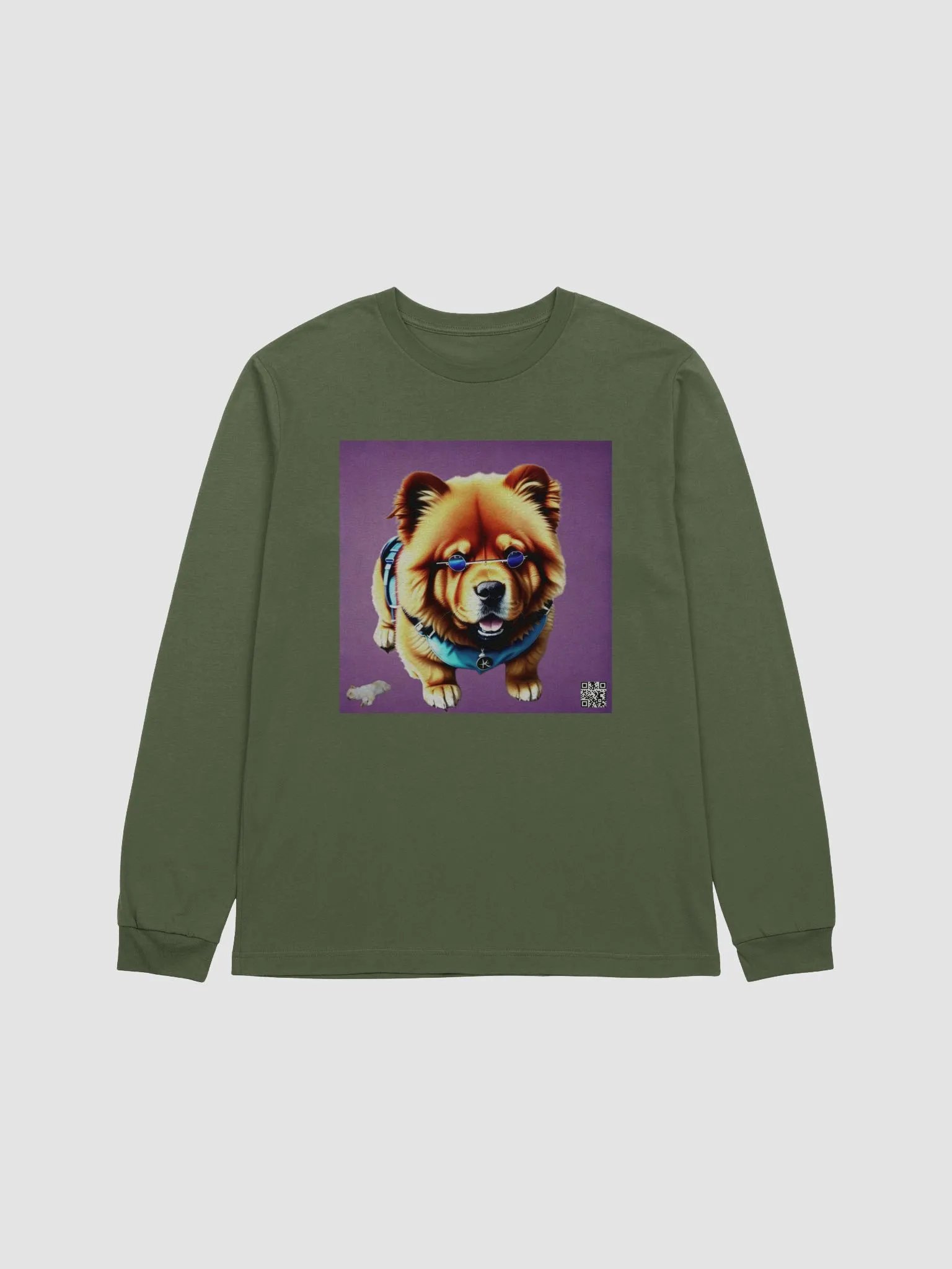 MIZZI Creations : PUP Series #144 Long Sleeve T-Shirt product image (5)