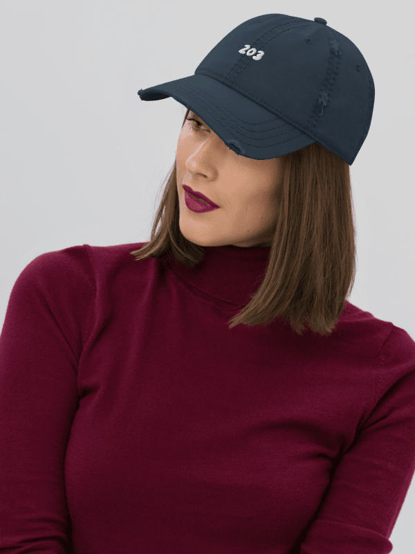 Connecticut Area Code Hat by Alexa Curtis – 860 or 203 product image (6)
