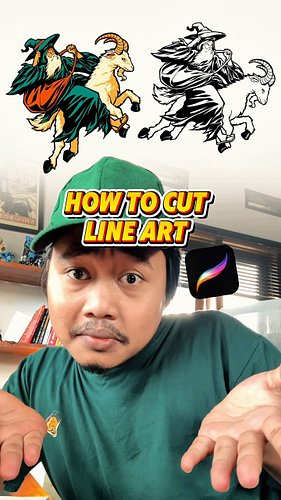 Ever merged your layers too soon in Procreate? 😱
Good news — you can still recover your line art!

This trick is a lifesaver ...