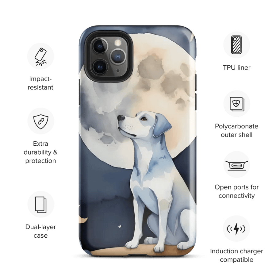 Moonlit Dog iPhone Case product image (35)