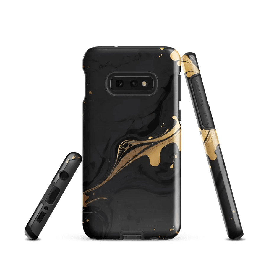 Tough Case for Samsung – Mystic Gold Flow product image (1)