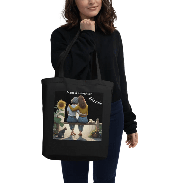 Mom & Daughter Friends Eco- Friendly Tote Bag product image (1)