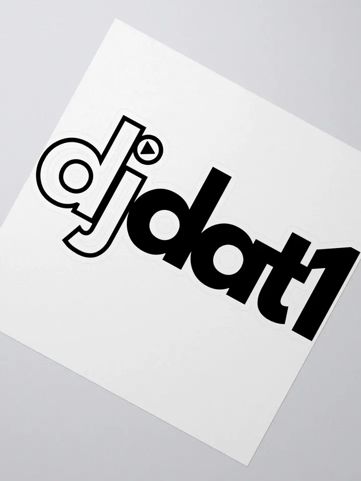 [DJDAT1] Vinyl Stickers (black) product image (2)