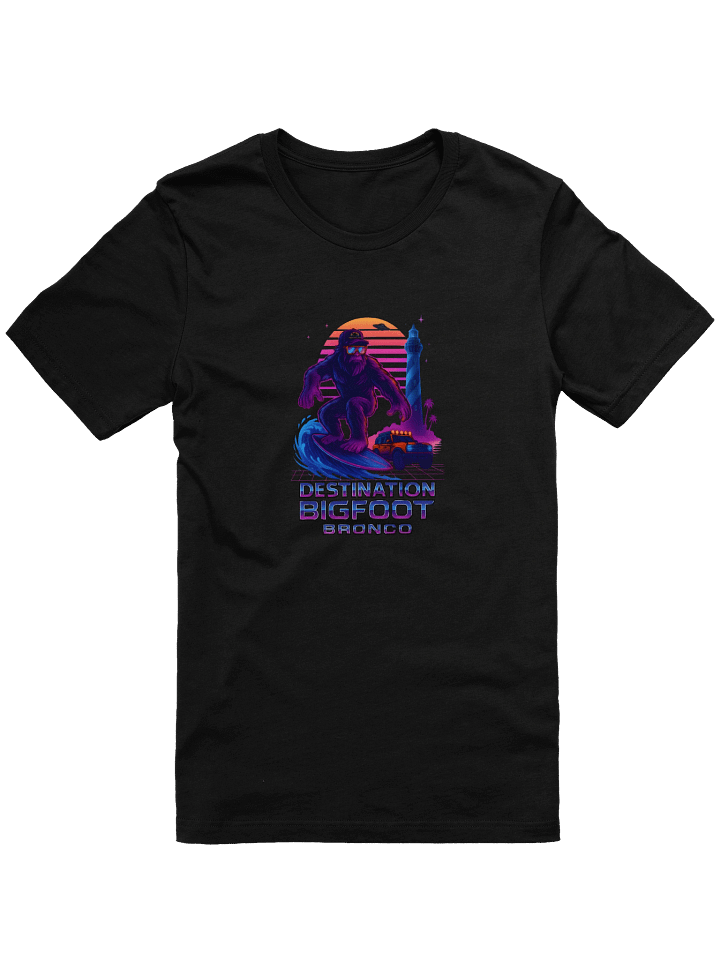 Destination Bigfoot Bronco Full Frontal Synthwave T-Shirt (Multiple Colors Available) product image (7)