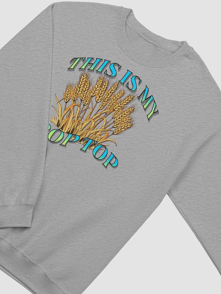 This Is My Crop Top Wheat Harvest Graphic Crewneck Sweatshirt product image (22)