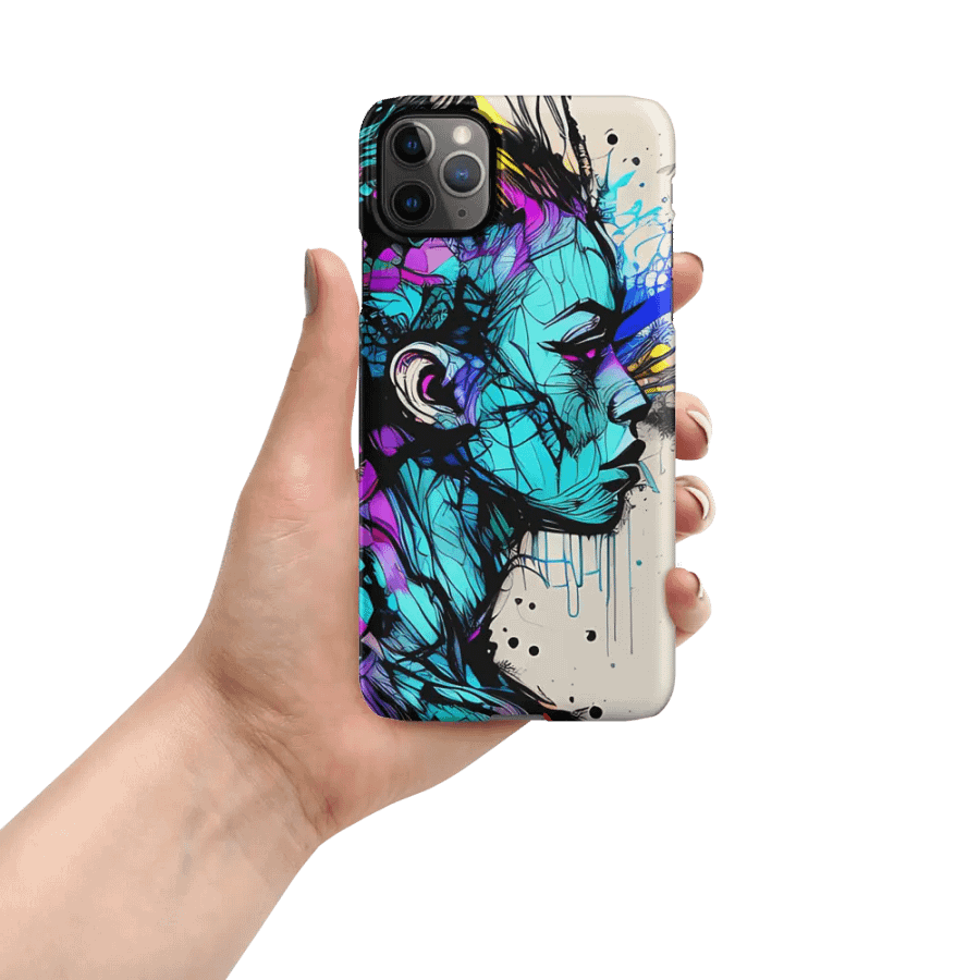 'Electric Emotions' Phone Case Painting Cover for iPhone 15 14 11 12 13 XR XS X 7 8 FE product image (51)