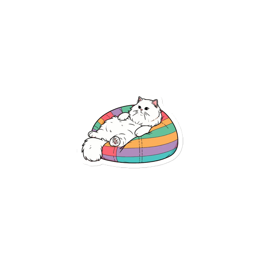Ani BeanBagCat magnet product image (1)