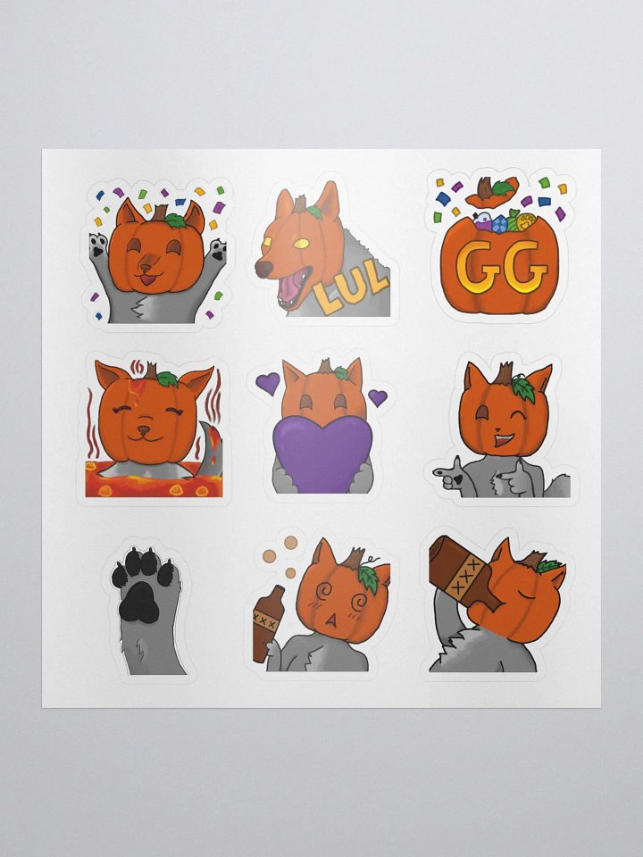PumpkinWolfPlays Emote Stickers product image (1)
