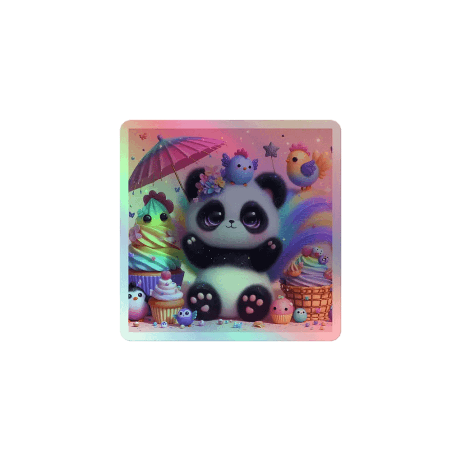 Cute Panda Sticker product image (1)