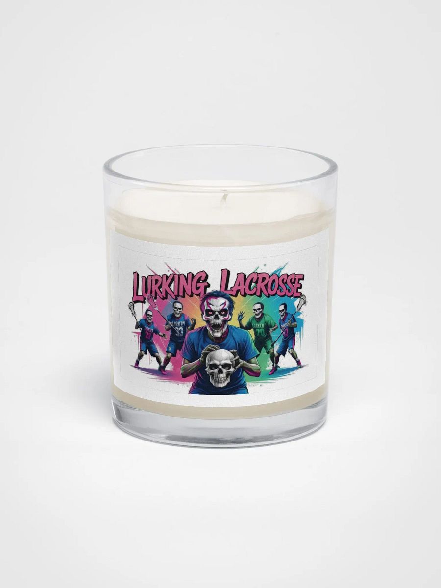 Lurking Lacrosse Soy Wax Candle product image (1)