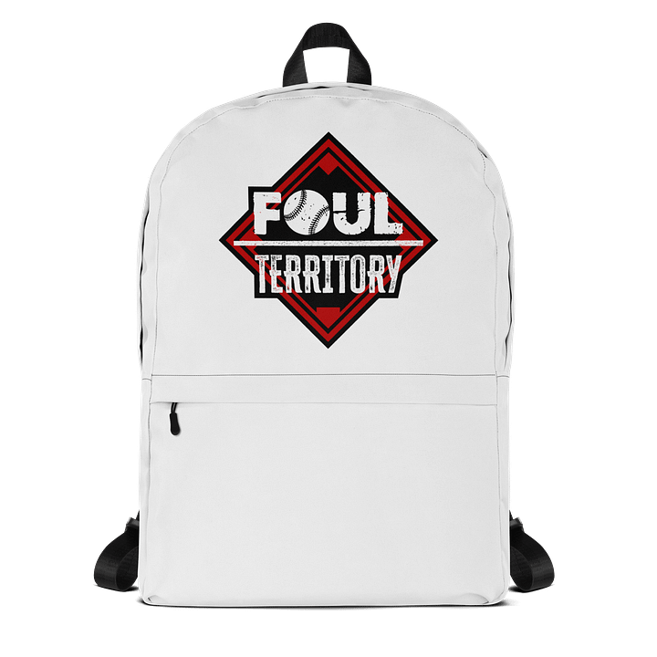 Foul Territory White Backpack product image (1)