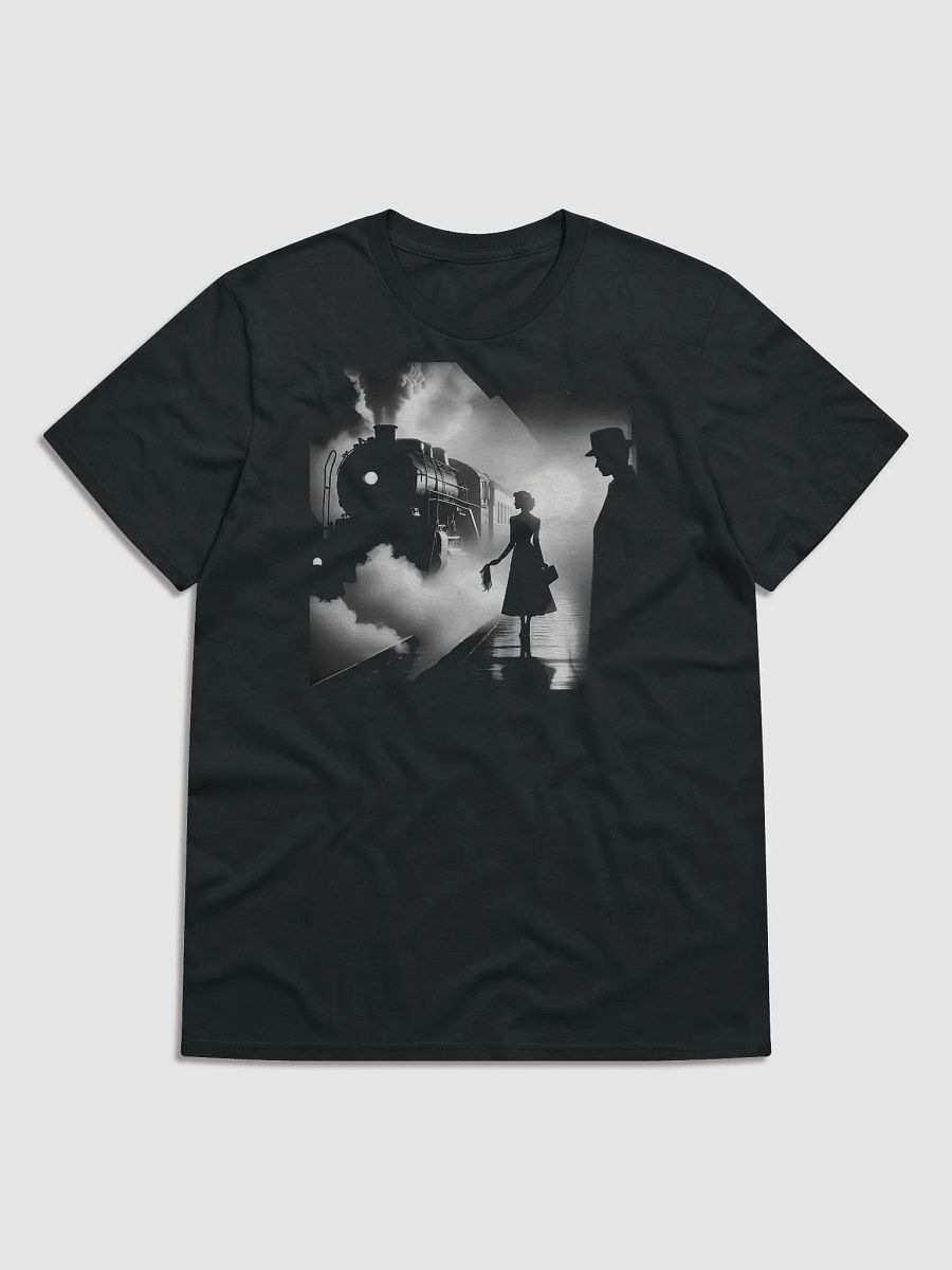 Noir Farewell at the Steam Train (Front Print Womens Tee) product image (1)