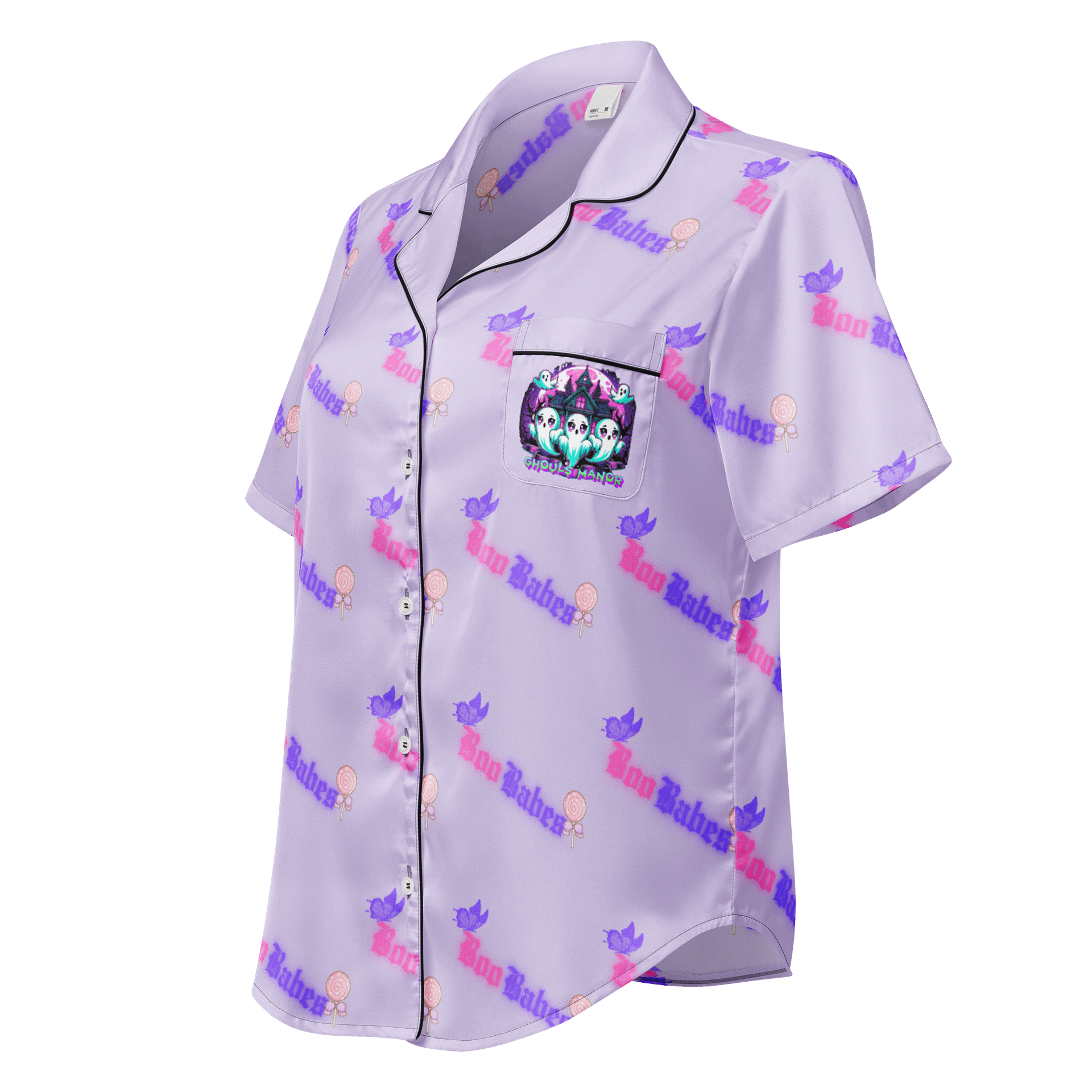 Boo Babes X Ghouls Manor pajama top product image (1)