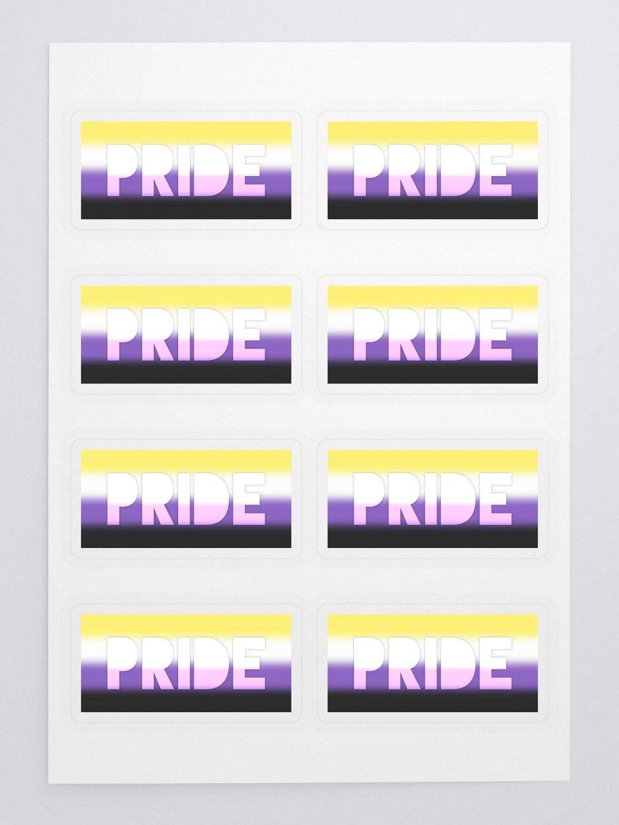 Nonbinary Pride On Display - Stickers product image (3)