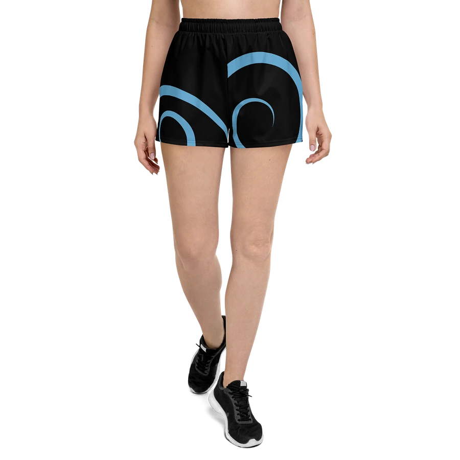 Flowing Swirls Women's Athletic Short Shorts product image (2)