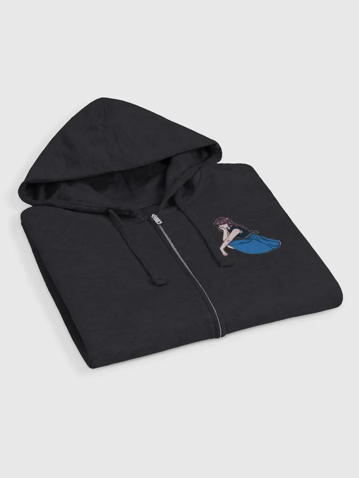 Over Overthinking Anime Zip Hoodie product image (2)