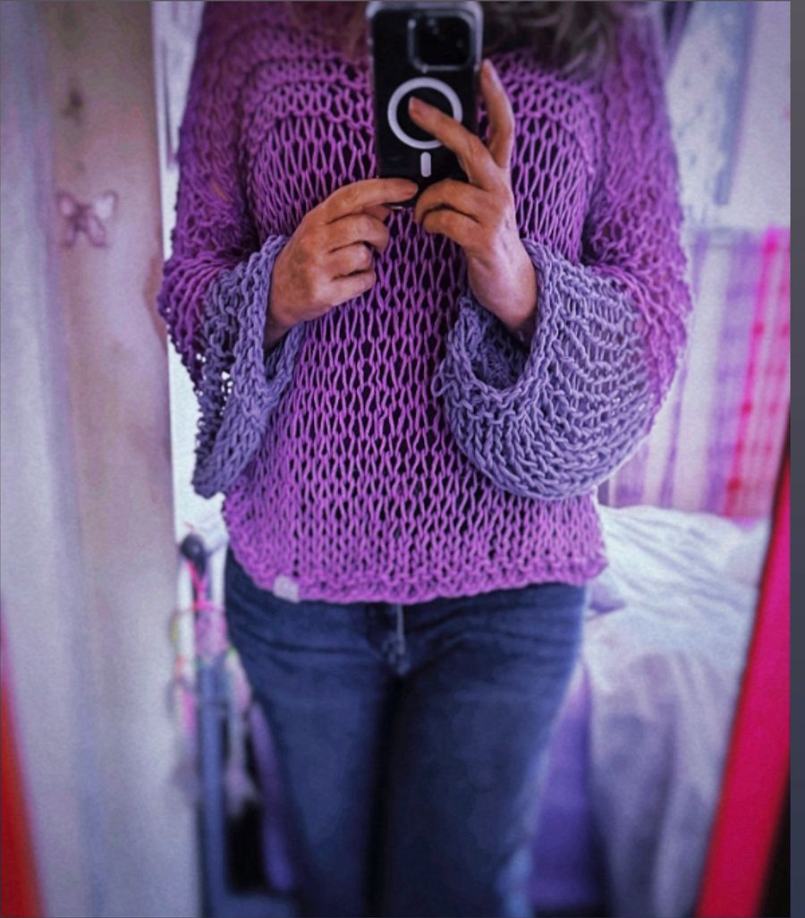 CATRINE (lightweight slouchy summer sweater) MADE TO ORDER product image (2)