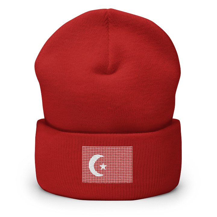 Flag of Turkey Cuffed Beanie product image (9)