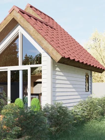 A Frame House 011 - Drawings\Blueprints CAD + PDF + 3D Model product image (4)
