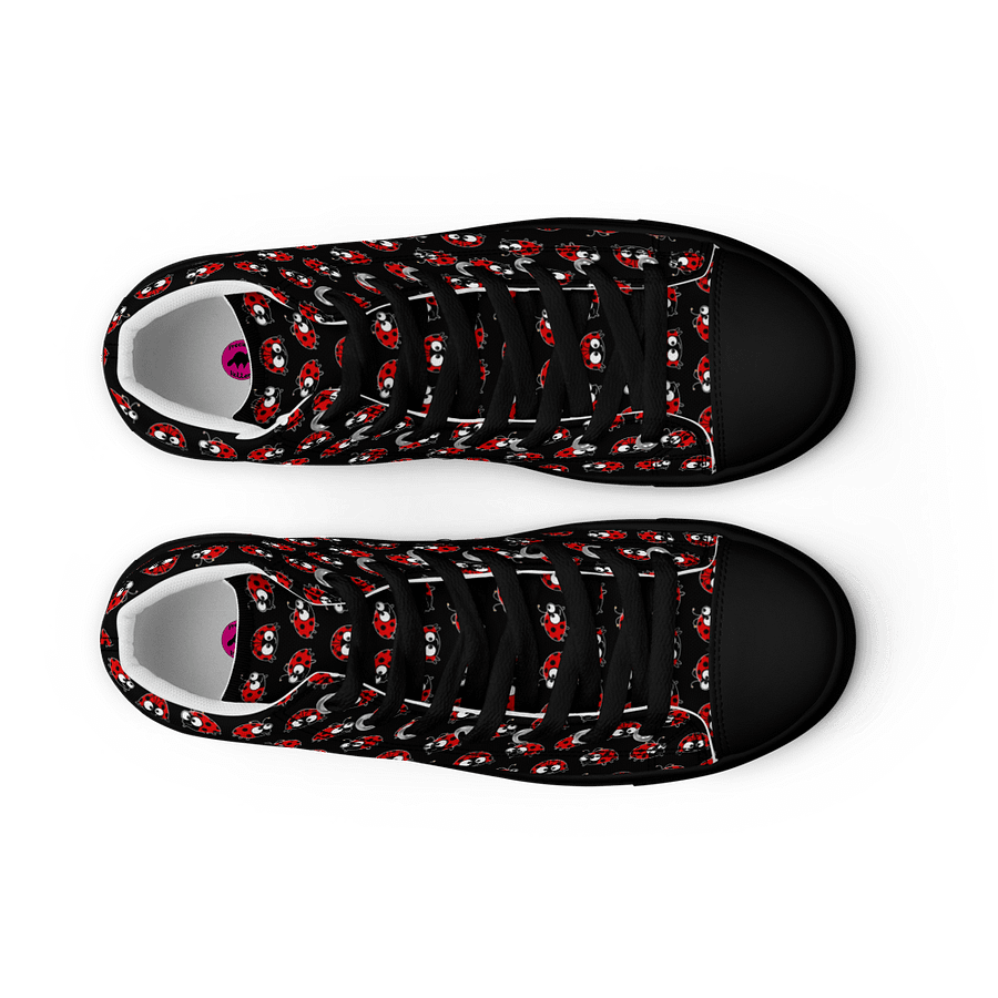 KittyPat's Ladybug Black High Tops product image (9)