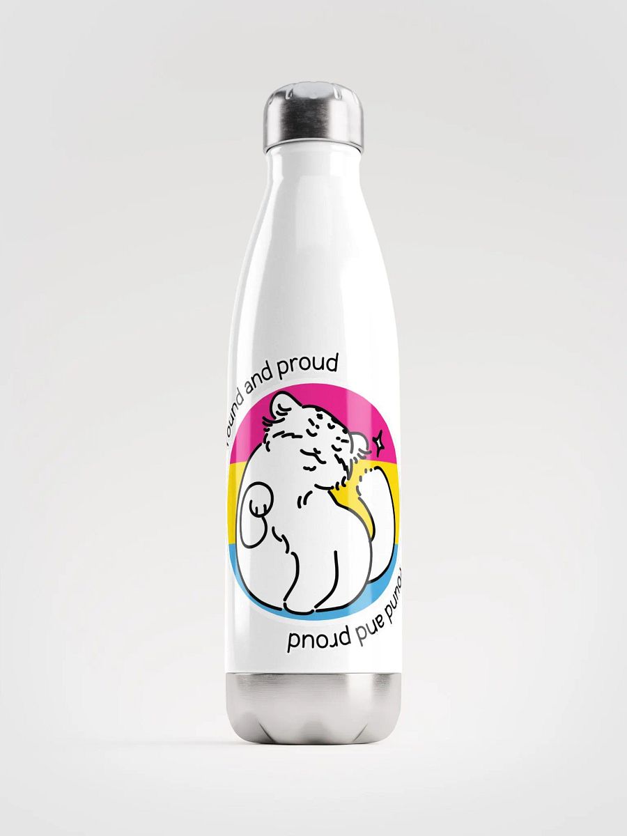 Round and Proud Manul Pride Pansexual Version - Bottle product image (1)