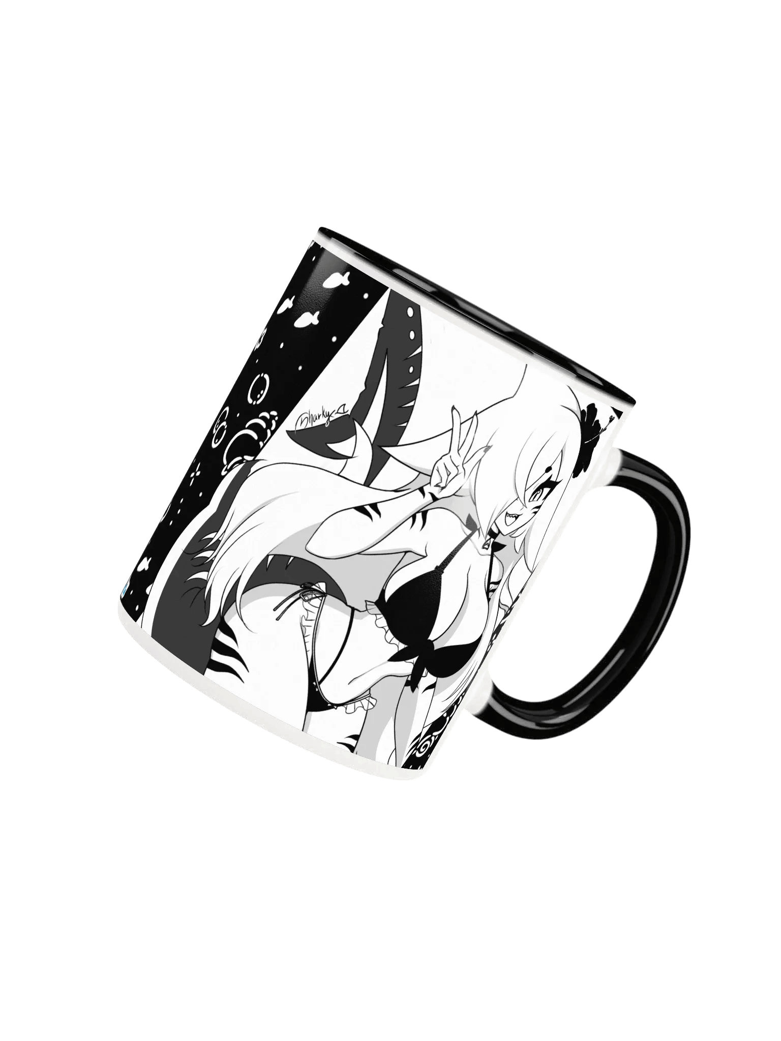 Shark Mug (Black) product image (4)