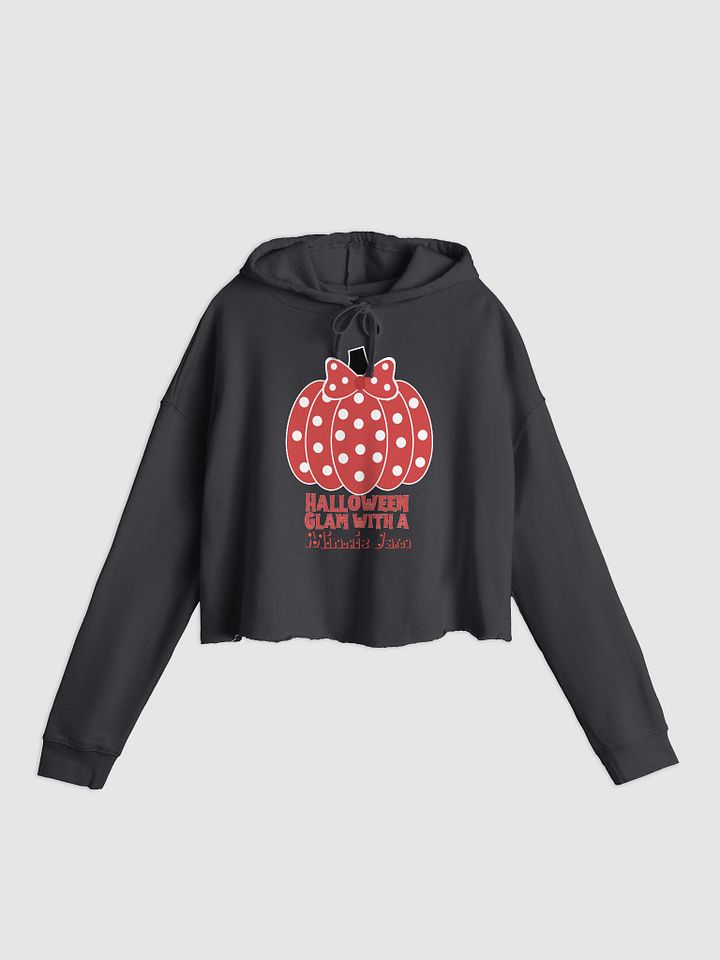 Disney Halloween Polka Pumpkin Crop Hoodie (red letters) product image (1)