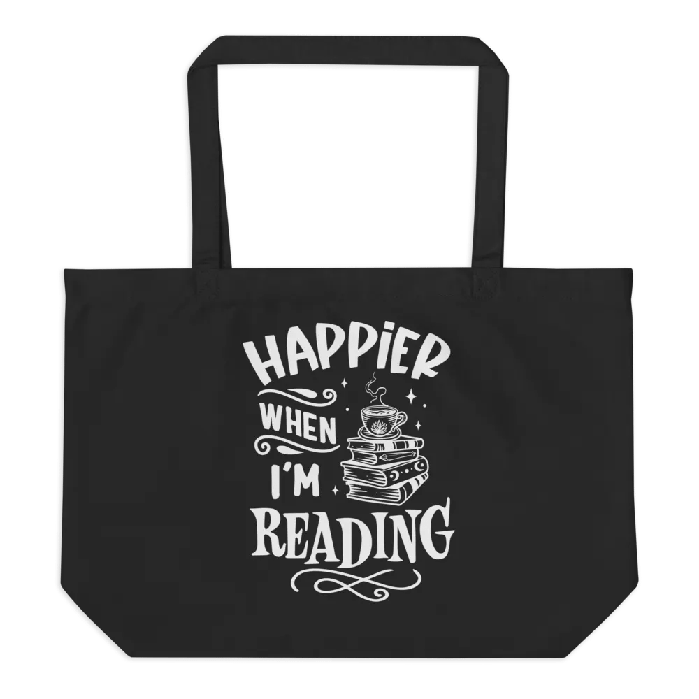 Happier When I'm Reading Bag product image (6)