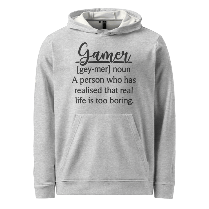 Gamer Defined- Adidas Fleece Hoodie product image (5)