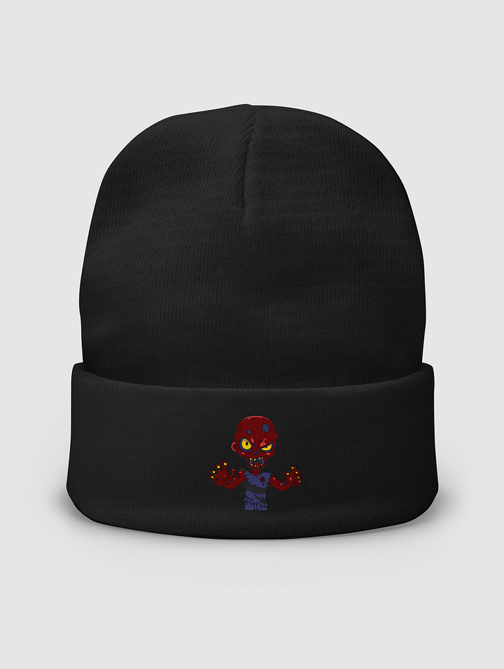 Zombies Love Bacon Mascot Embroidered Beanie product image (1)
