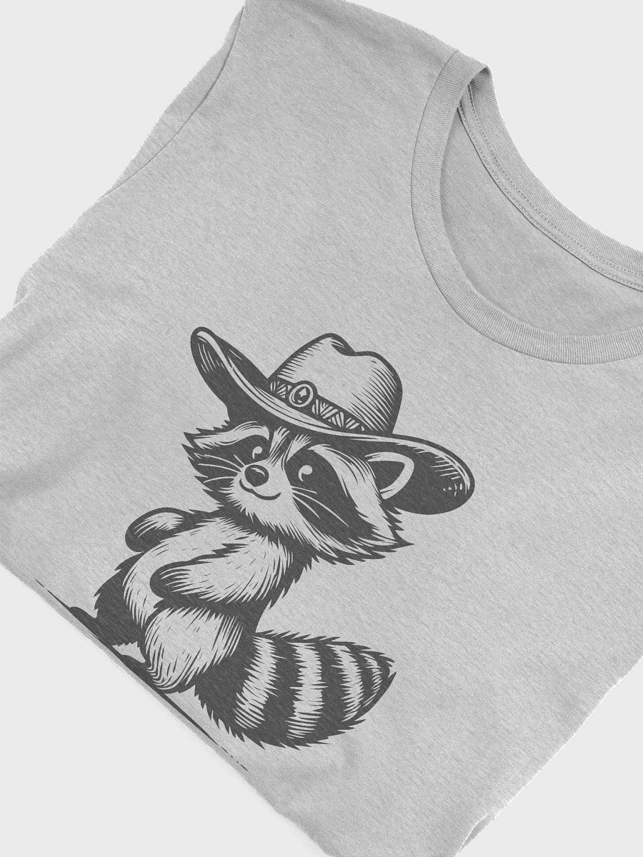 Vintage Raccoon Cowboy Cute Trash Panda T-Shirt product image (5)