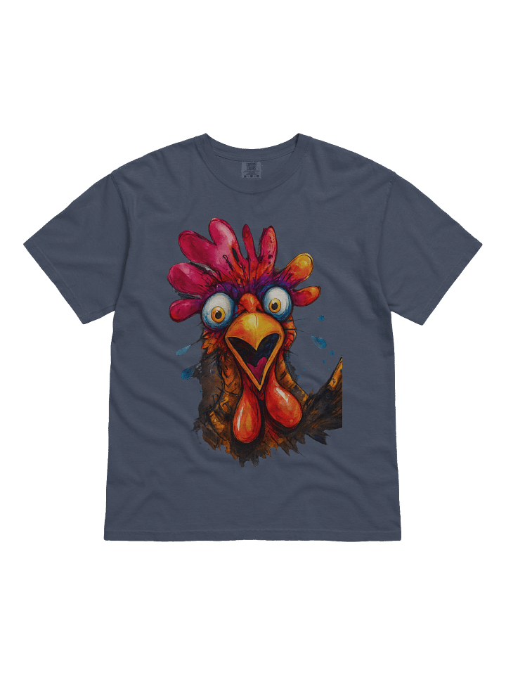 Vivid Chicken Illustration T-Shirt product image (2)