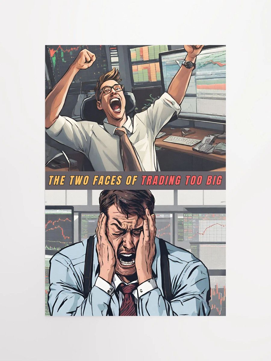 Trading Too Big Inspirational Poster product image (12)