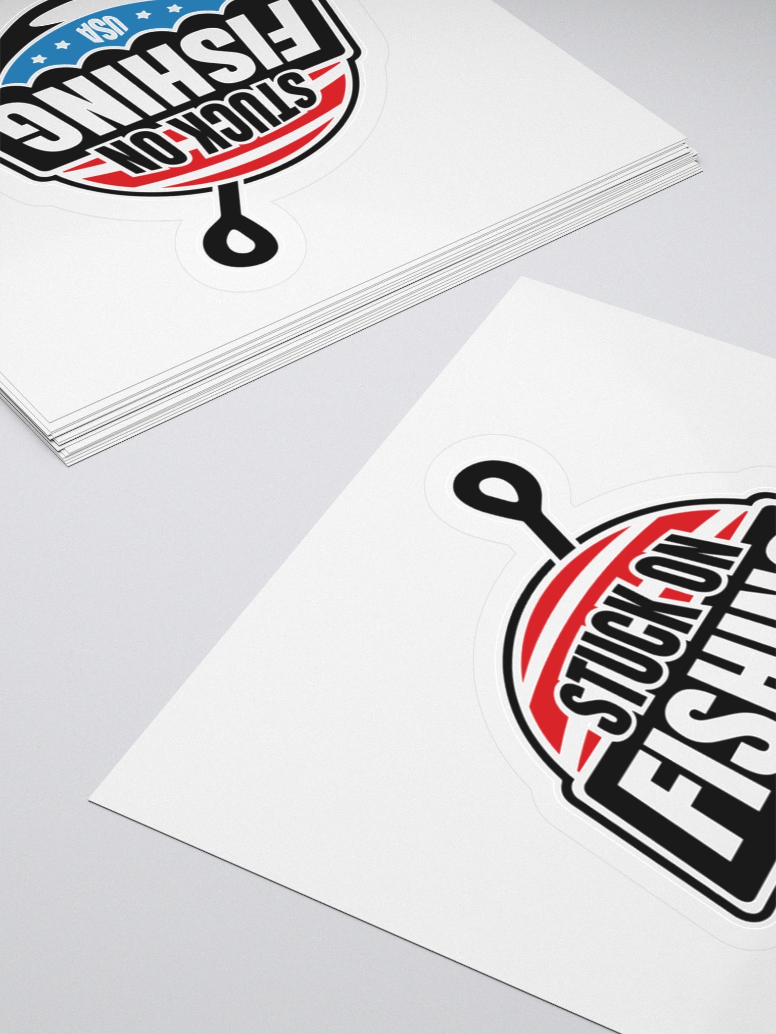 Stuck on Fishing Sticker product image (4)