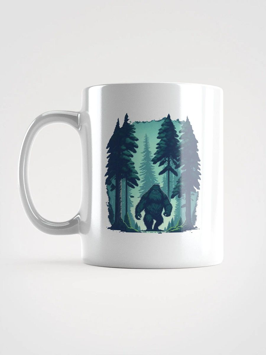 Sasquatch in the midst of a pine forest Mug product image (6)