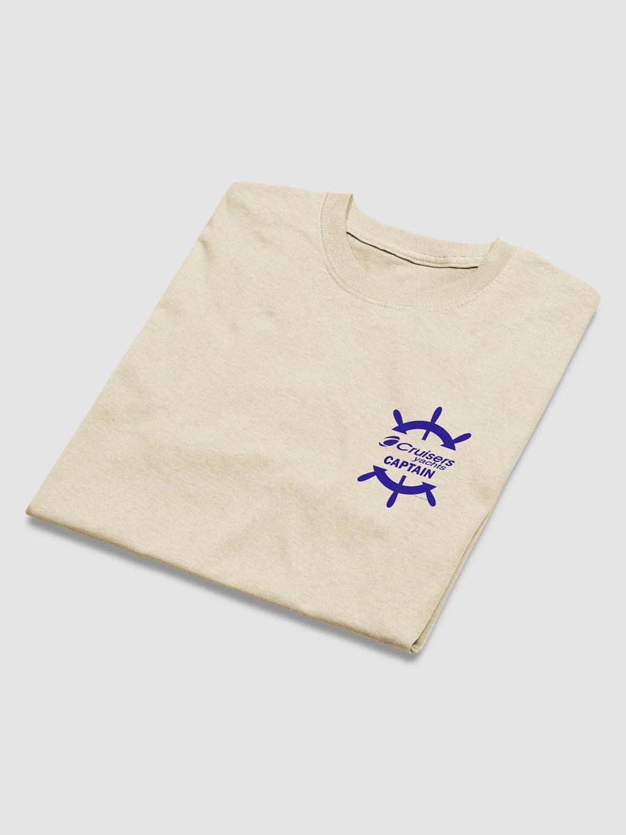 Cruisers Yachts Captain - T-Shirt - Light Shirt w/Blue Logo product image (6)