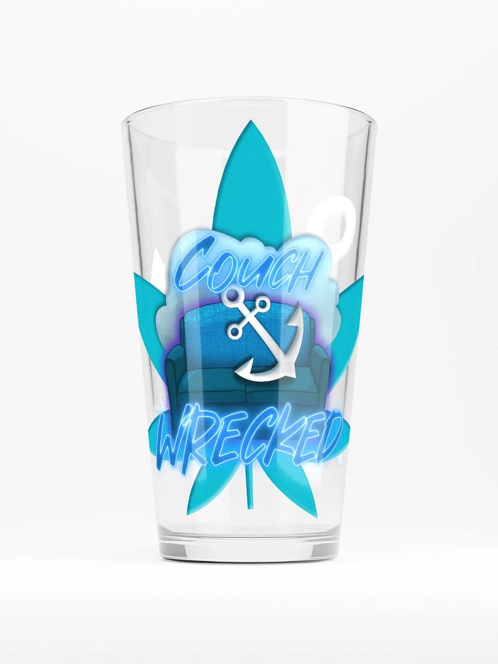 Glass Blue w/ Leaf & Anchor product image (2)