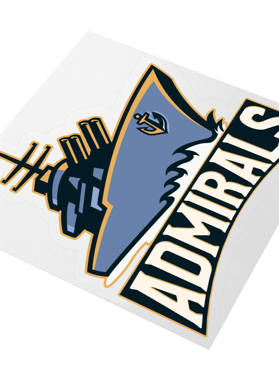 Admirals Kiss Cut Stickers product image (9)