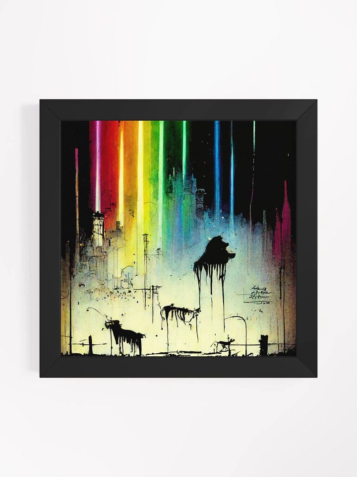 Rainbow Cityscape Dreamscape Poster product image (3)